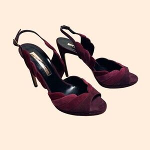 Rupert Sanderson Suede Heels